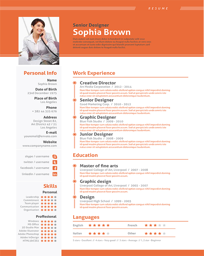 update resume business edge services